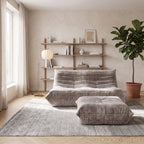 LUME 2人掛けソファー T205-2 130cm リーンロゼ風 おしゃれ フロアソファー ローソファ 圧縮ロール 北欧風 モダン